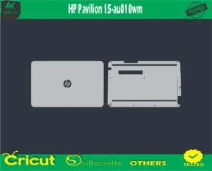 HP Pavilion 15-au010wm Skin Vector Template