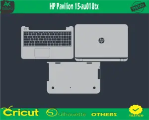 HP Pavilion 15-au018tx Skin Vector Template