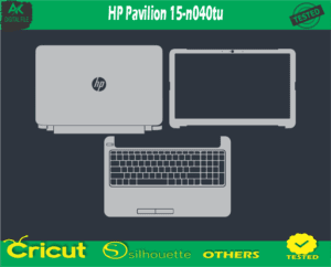 HP Pavilion 15-n040tu Skin Vector Template