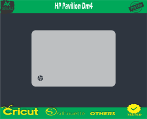 HP Pavilion DM4 Skin Vector Template