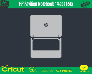 HP Pavilion Notebook 14-ab165tx Skin Vector Template