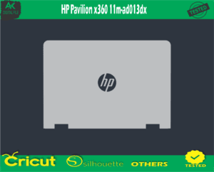 HP Pavilion x360 11m-ad013dx Skin Vector Template