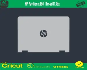 HP Pavilion x360 11m-ad013dx Skin Vector Template