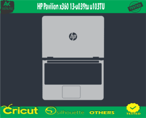 HP Pavilion x360 13-u039tu u103TU Skin Vector Template