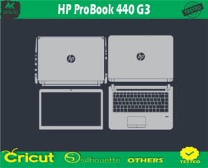 HP ProBook 440 G3 Skin Vector Template