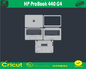 HP ProBook 440 G4 Skin Vector Template