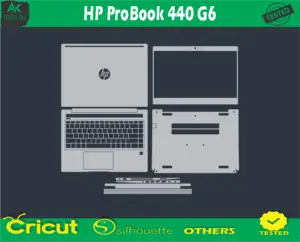 HP ProBook 440 G6 Skin Vector Template