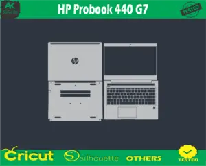 HP ProBook 440 G7 Skin Vector Template