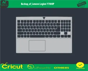 Lenovo Legion Y7000P Skin Vector Template