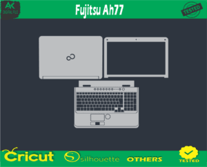 Fujitsu AH77 Skin Vector Template