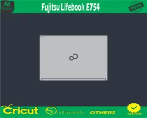 Fujitsu Lifebook E754 Skin Vector Template