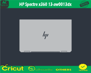 HP Spectre x360 13-aw0013dx Skin Vector Template