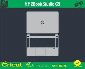 HP ZBook Studio G3 Skin Vector Template