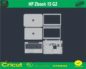 HP Zbook 15 G2 Skin Vector Template