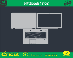HP Zbook 17 G2 Skin Vector Template