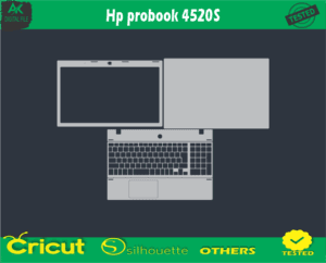 HP ProBook 4520S Skin Vector Template