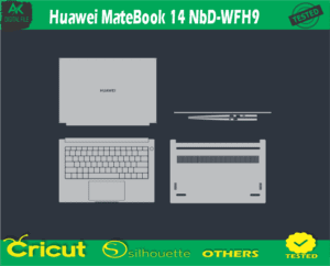 Huawei Mate Book 14 NbD-WFH9 Skin Vector Template