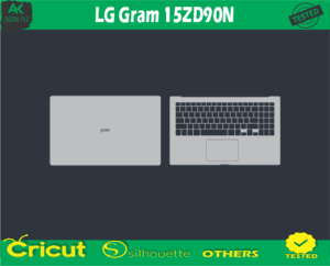 LG Gram 15ZD90N Skin Vector Template