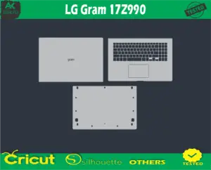 LG Gram 17Z990 Skin Vector Template