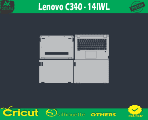 Lenovo C340 – 14IWL Skin Vector Template