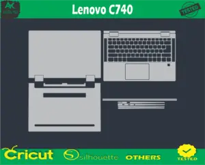 Lenovo C740 Skin Vector Template