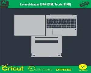 Lenovo Ideapad S540-15IML Touch (81NE) Skin Vector Template