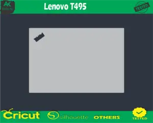 Lenovo T495 Skin Vector Template