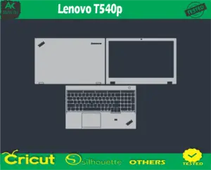 Lenovo T540p Skin Vector Template