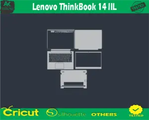 Lenovo ThinkBook 14 IIL Skin Vector Template