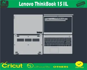 Lenovo ThinkBook 15 IIL Skin Vector Template