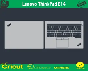 Lenovo ThinkPad E14 Skin Vector Template