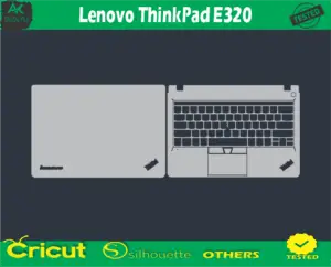 Lenovo ThinkPad E320 Skin Vector Template