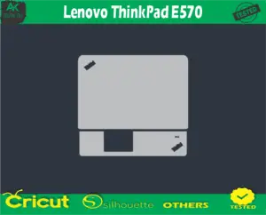 Lenovo ThinkPad E570 Skin Vector Template