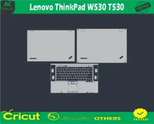 Lenovo ThinkPad W530 T530 Skin Vector Template