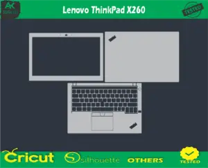 Lenovo ThinkPad X260 Skin Vector Template