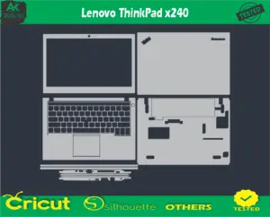 Lenovo ThinkPad x240 Skin Vector Template