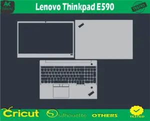 Lenovo Thinkpad E590 Skin Vector Template