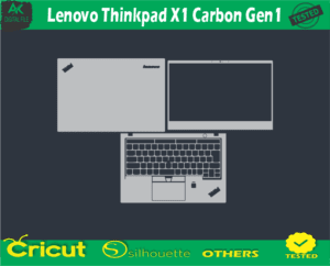 Lenovo Thinkpad X1 Carbon Gen1 Skin Vector Template