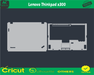 Lenovo Thinkpad x300 Skin Vector Template