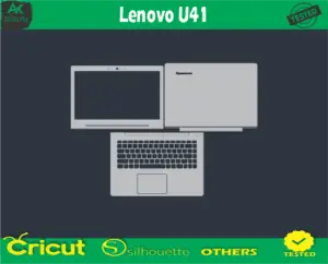 Lenovo U41 Skin Vector Template