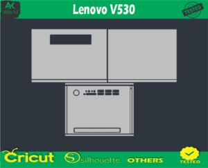 Lenovo V530 Skin Vector Template