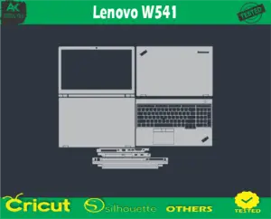 Lenovo W541 Skin Vector Template