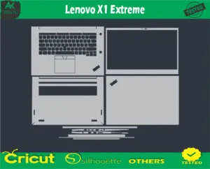 Lenovo X1 Extreme Skin Vector Template