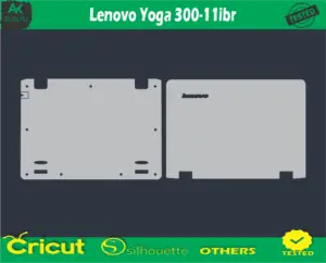 Lenovo Yoga 300-11ibr Skin Vector Template