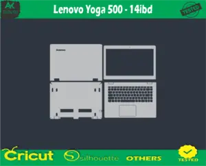 Lenovo Yoga 500 – 14ibd Skin Vector Template