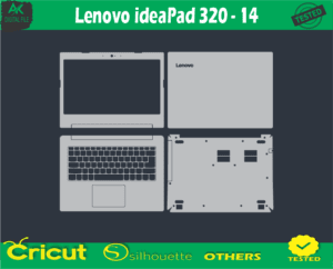 Lenovo ideaPad 320 – 14 Skin Vector Template