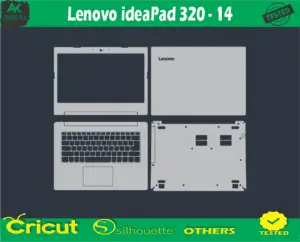 Lenovo ideaPad 320 – 14 Skin Vector Template