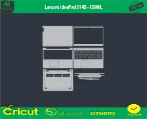 Lenovo ideaPad S145 – 15IWL Skin Vector Template