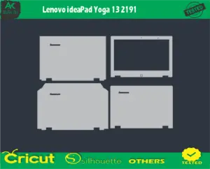 Lenovo ideaPad Yoga 13 2191 Skin Vector Template