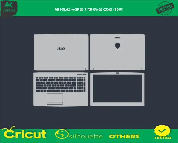 MSI GL62m GP62 7 RD GV62 CX62 (16j9)